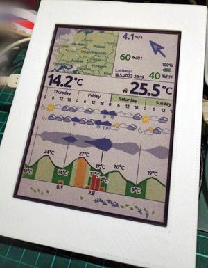 EPD 5.65 ACEP ESP32 Meteostation