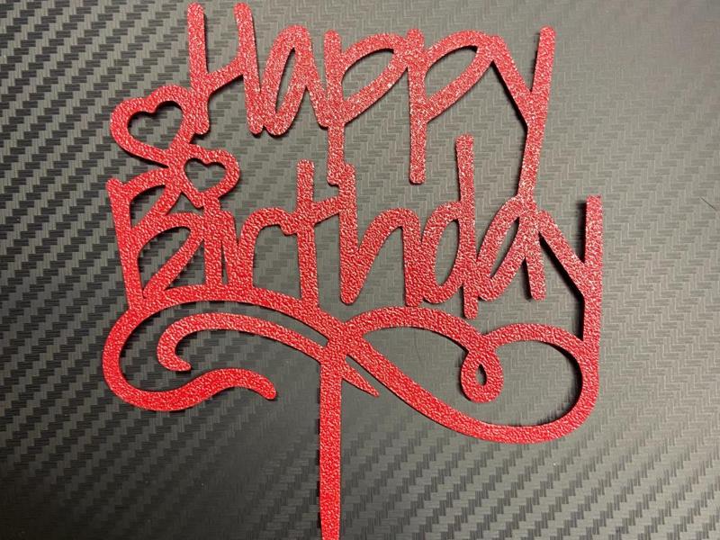 happy birthday cake topper