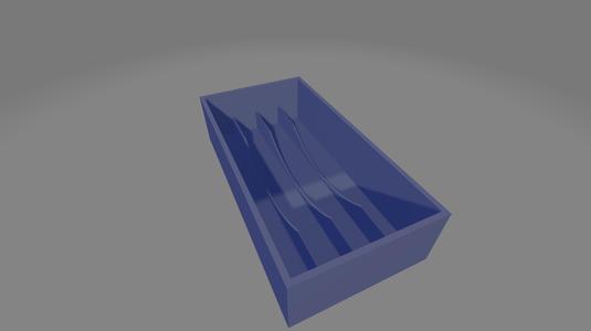 Reamer storage bin