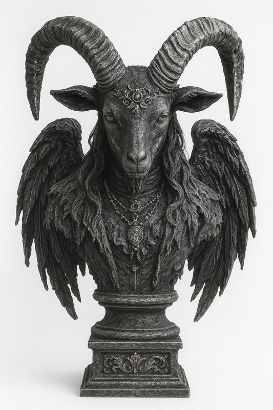 Winged Baphomet Bust