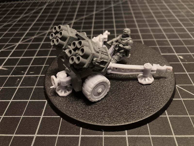 Presupported Imperial Ordinance Mounting Platform