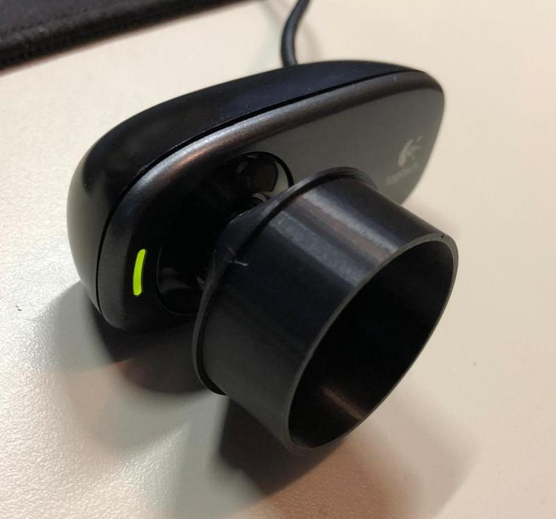 Logitech C310 Telescope Adapter (M8x0.5 to 1.25")