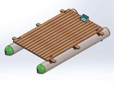 Pontoon Boat - Diving Platform, PVC PIPE PLAY BOAT, Configurable