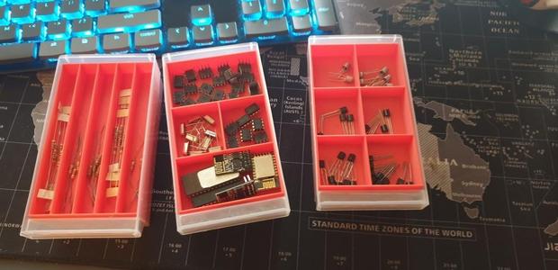 resister insert for parts drawers
