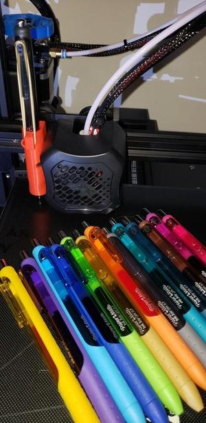 Ender 3 V2 Pen Holder Plotter Bolt On no disassembly