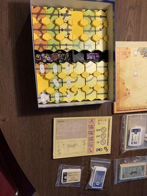1830 Railwas & Robber Barons boardgame insert