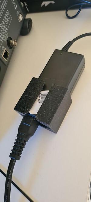 Generic power brick wall mount (with enlarged hole)