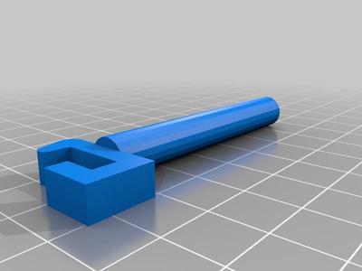 Skeet holder - round stem