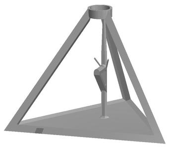 Tetrahedron ring holder
