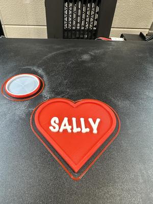 Customized Valentine's Heart