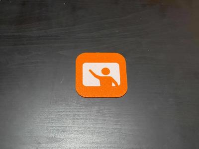 Classroom App Icon for iPhone Coaster