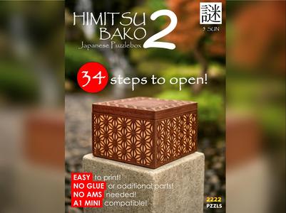 Himitsu Bako 2 | 34 STEP Japanese Puzzlebox