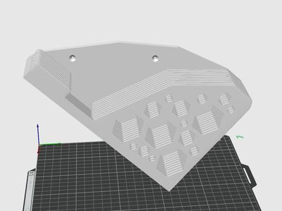Stand for 10 PLATE`s 257x257mm - P1P, P1S, X1C, A1