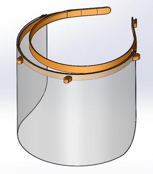 Shield_Covid19_v2_Fast to print! 