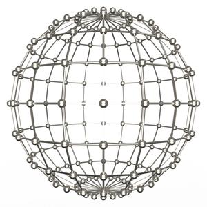 Wireframe Sphere 003