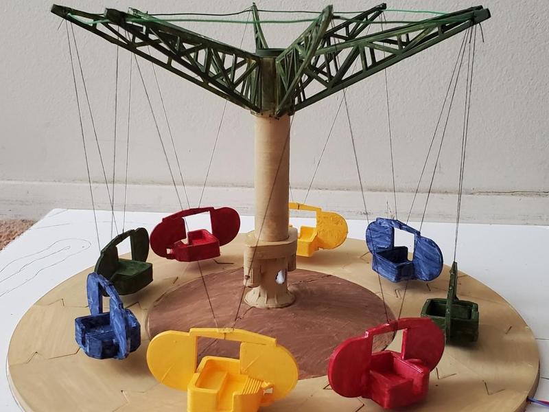 Flying Scooters Working Model