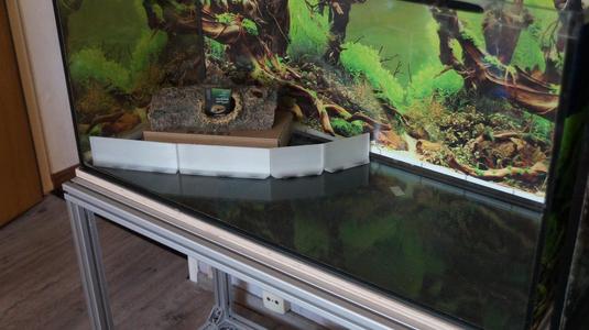Terassenbau für Aquarium
