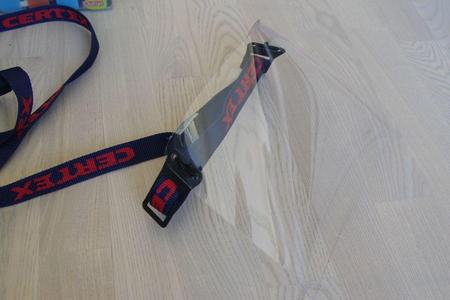 Face shield holder