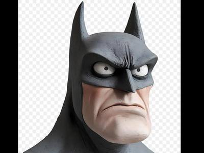 Heavy metal Batman bust