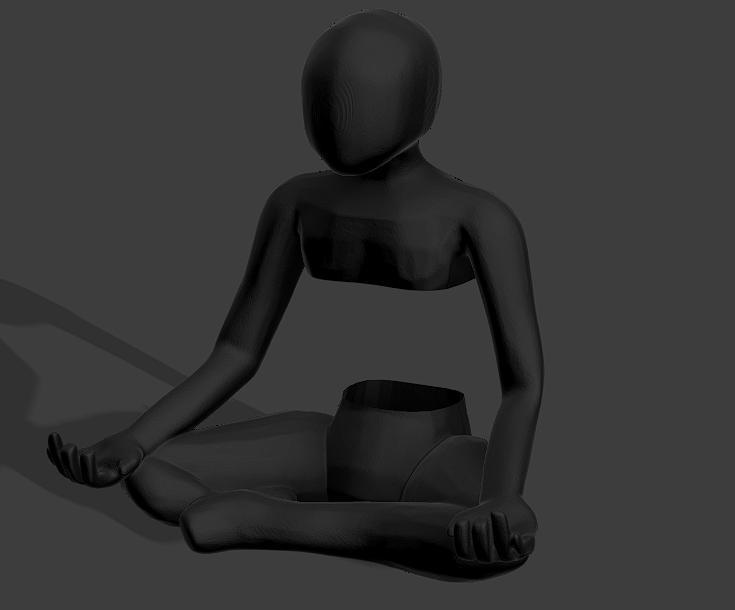 Meditation Sculture Decor