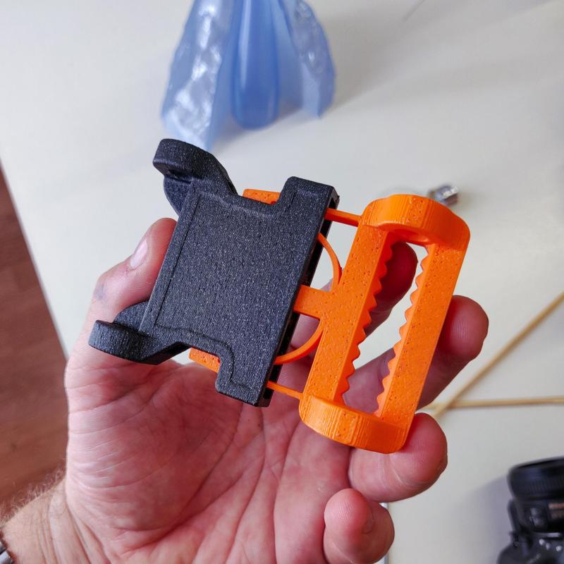 Buckle Strap Clip Fast Lock (compliant mechanism / NO SUPPORT)