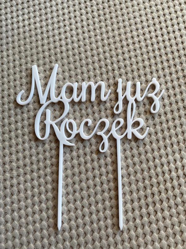 Topper "Mam już Roczek"