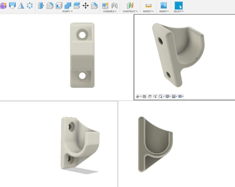 Curtain Rod Holder for 16mm Rod