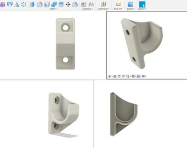Curtain Rod Holder for 16mm Rod
