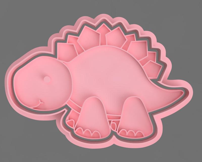 BABY STEGOSAURUS CUTTER FOR COOKIE AND FONDANT