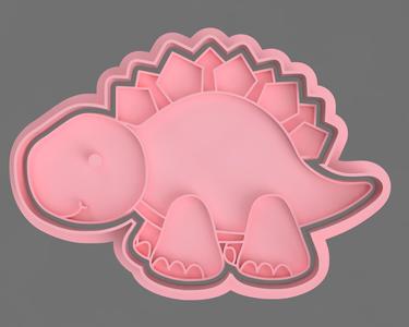BABY STEGOSAURUS CUTTER FOR COOKIE AND FONDANT