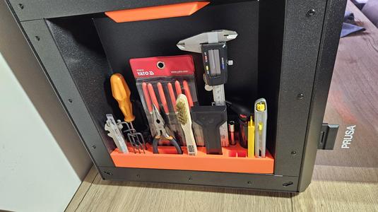 Modular Prusa CORE One Side Storage Remix (Inlays)