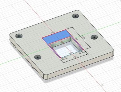 Pi Cam Rev. 1.3 2020 Mount Faceplate