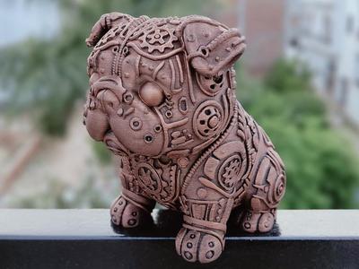 STEAMPUNK ENGLISH BULLDOG