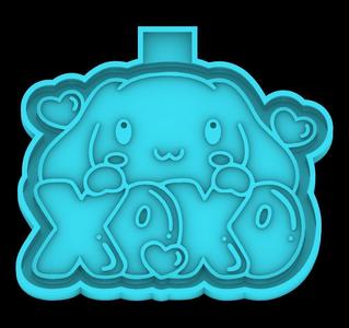 Cinnamoroll xoxo love - freshie mold - STL for silicone mold