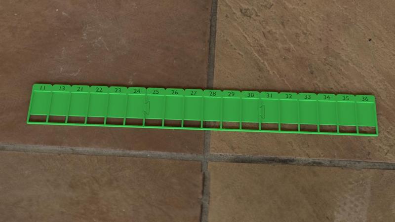 Heckmeck/Pickomino Tile Track