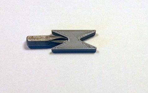 Screwdriver tip checker for Phillips heads