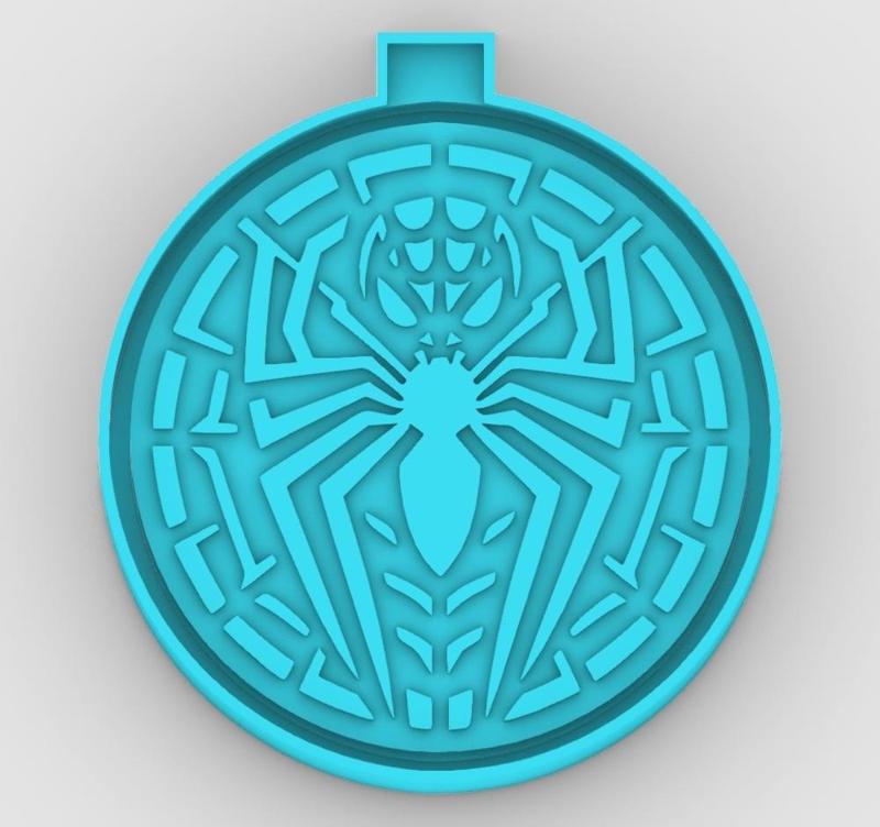 aragnid Logo - freshie mold - STL for silicone mold