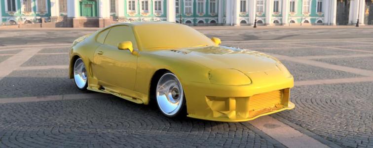 Toyota Supra for Open Z V5 Drift 98mm.