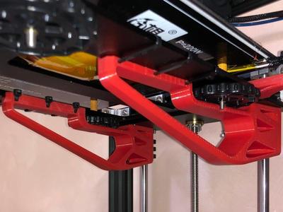 Ender-5 Bed Support (Topology-optimized struts)