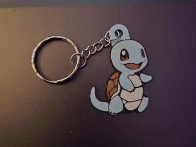 Pokemon Squirtle Cute Pokeball Keychain Design