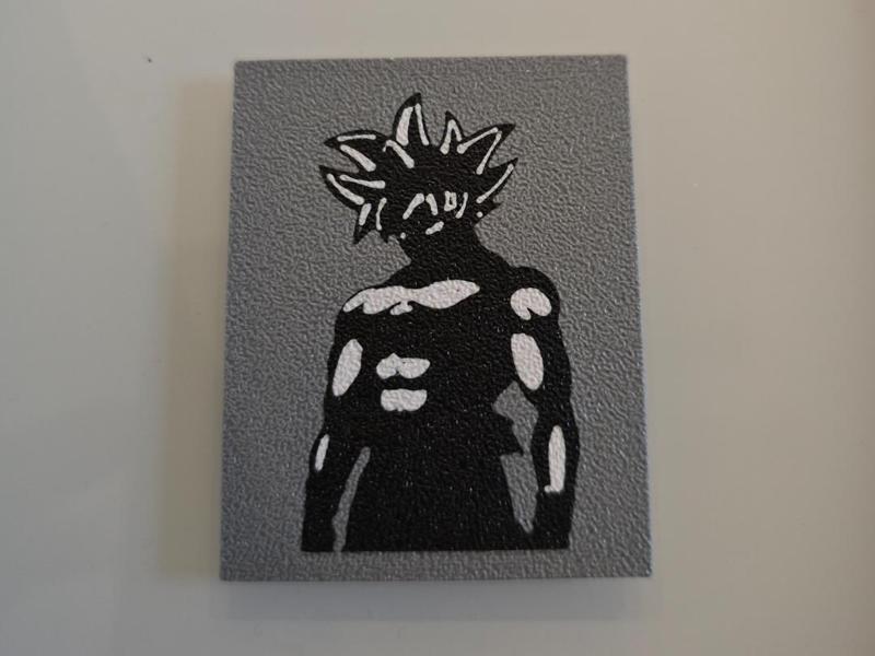 Quadro Arte Dragon Ball Goku Super Saiyan Ultra