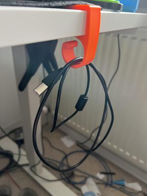 Cabel Holder ( Ikea Table 22mm )