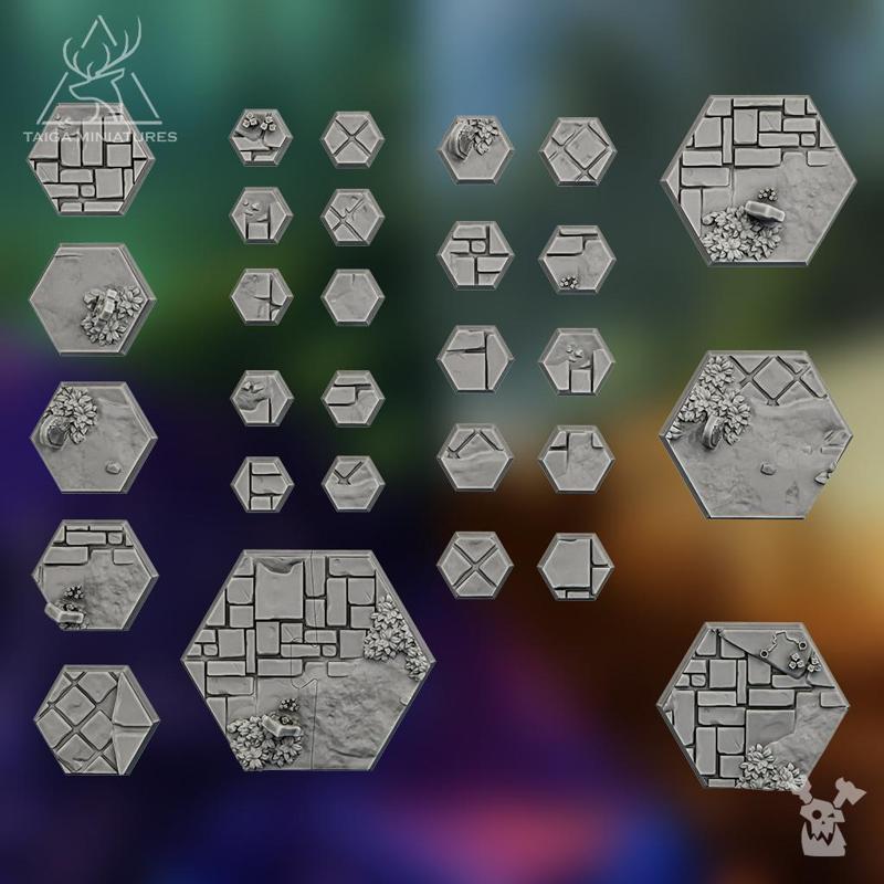Gothic horror hex bases set x116