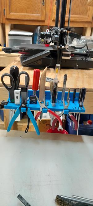 Printer tool rack