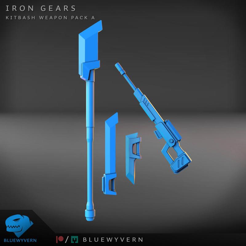 Iron Gears - Kitbash Weapon Pack A
