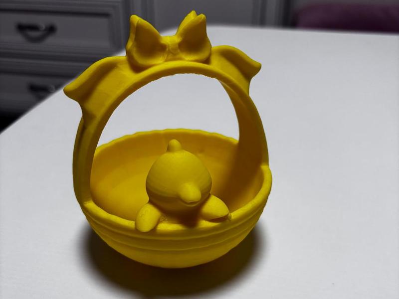 Chicken easter egg basket