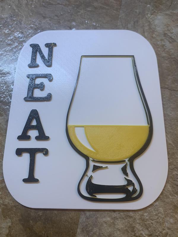 Whiskey / Whisky Neat Sign