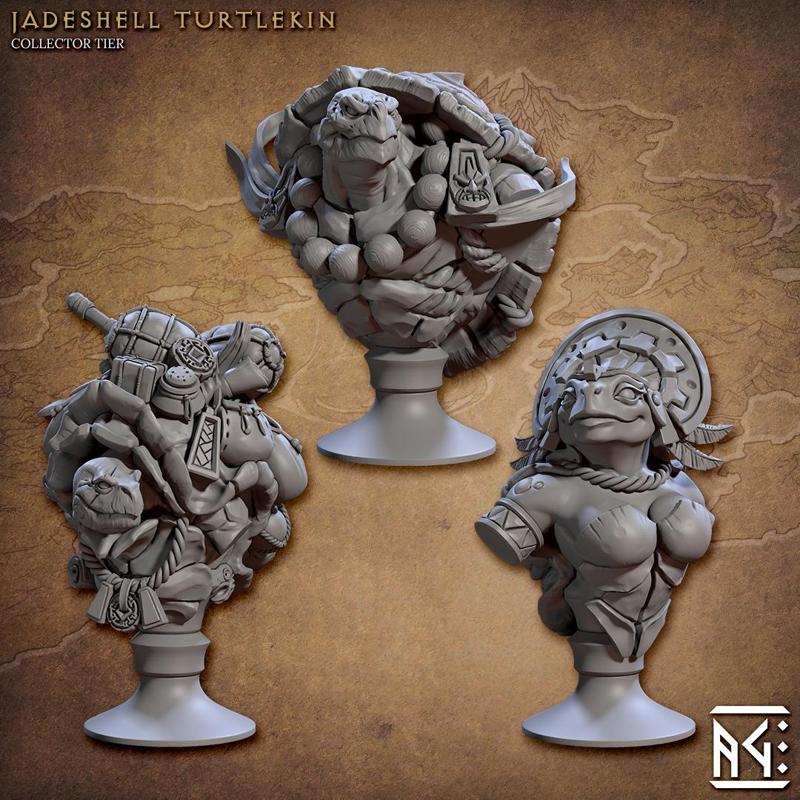 Jadeshell Turtlekin Busts (Jadeshell Turtlekin)
