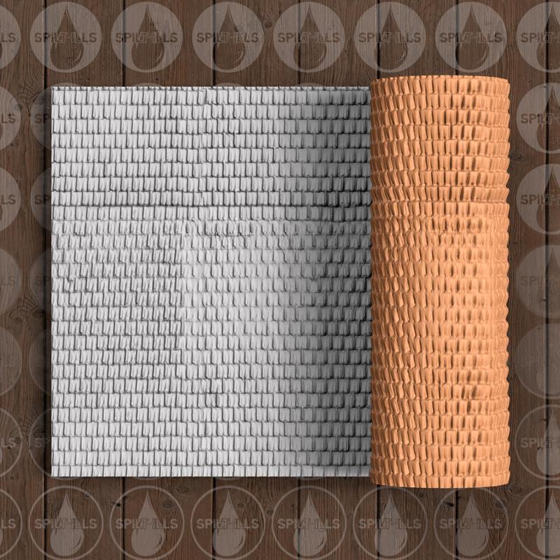 Grey Roof 1 - Thin Texture Roller (Low Resin Cost) - 4.5 Inches Tall