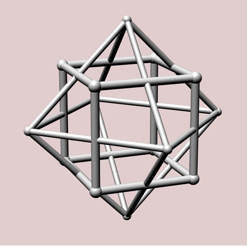 Cube with Dual Octahedron